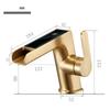 LED Bathroom Basin Faucet Hot and Cold Crane Brass Digital Display Sink Mixer Single Lever Sink Faucet Water Faucet Crane
