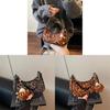 New Moon Underarm Bag For Women With Plush Fabric Street Style Crossbody Purse For Casual Daily Use
