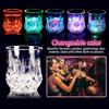 Mini LED Flashing Plastic Beverage Wine Drink Cup Home Bar Decorative Party Club Mug Color Flashing Light Whisky Mug Drinkwares