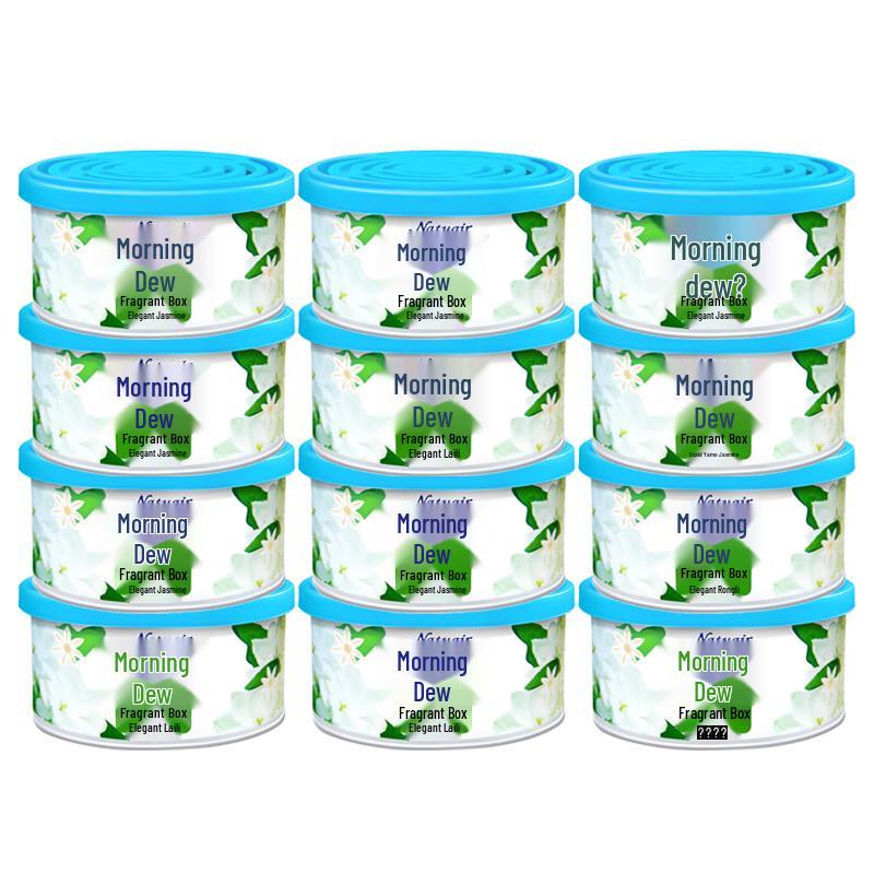 Morning Dew Solid Air Freshener Jasmine Scent (12 x 100g)
