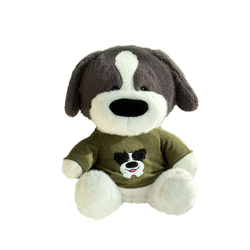 Cute Sweatshirt, Cloth Dog, Husky Plush Toy Sitting Puppy Doll Pillow Supermarket Rag Doll
