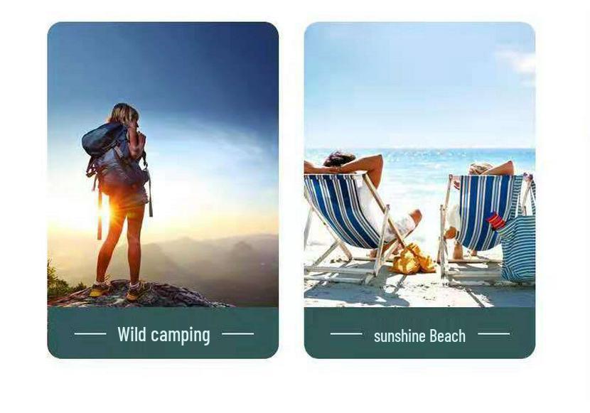 Thickened Automatic Folding Tent: Portable, Quick-Open, Rain & UV Protection for Camping & Beach.
