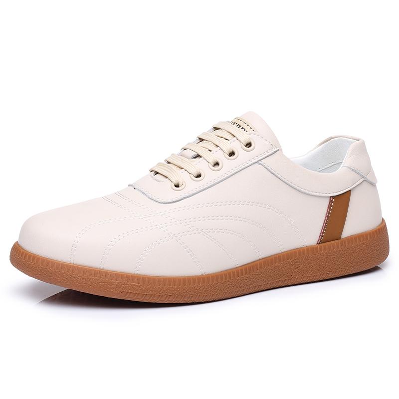 Fashion New Leisure Walk Men Tenis Masculino Spring Autumn Walking Sneakers Handmade Male Leather Sports Shoes Non-Slip Treking Footwear