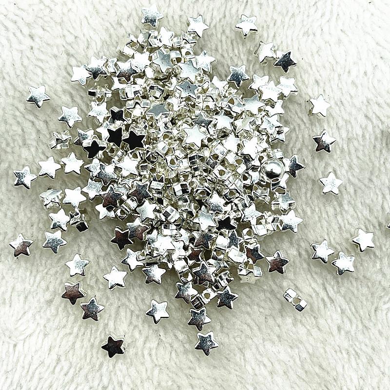 

150pcs/lot 6mm MiNi CCB Five-pointed Star Spacer Beads for Jewelry Making DIY Handmade Accessories