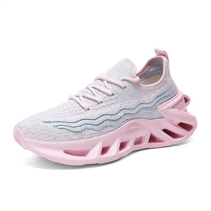 Fashion Autumn PU Leather Women's Long Sneakers White Woman Sport Sneakers Shoes Beige High Boots Casuals 2025 Loafer'lar Design