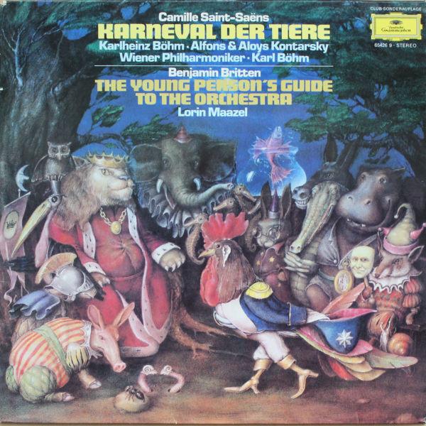 

LP Record CAMILLE SAINTSANS KARLHEINZ BH Karneval Der Tiere The Young Pers 654269 Deutsche Grammo 1978 Germany Classical Used