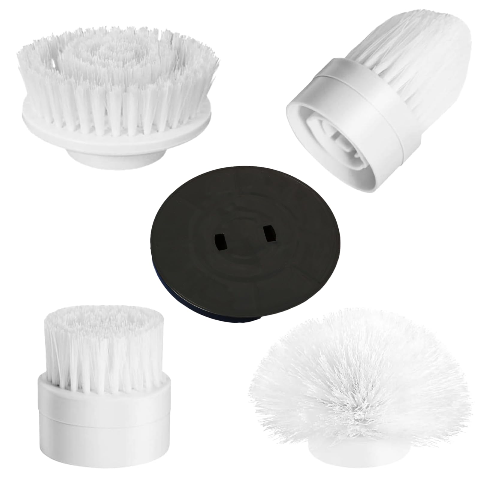 

PLEAVIT Bath Polisher Replacement Brush Set, Electric Cleaning Brush, Replacement Brushes for Floors, Kitchens, Bathrooms, and Tiles, 5-Piece Set