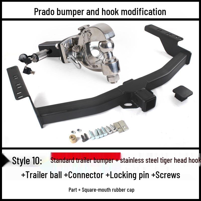 Prado Trailer Hitch: Compatible with 2700/4000 LC120/150 Rear Tow Bar Towing Hook