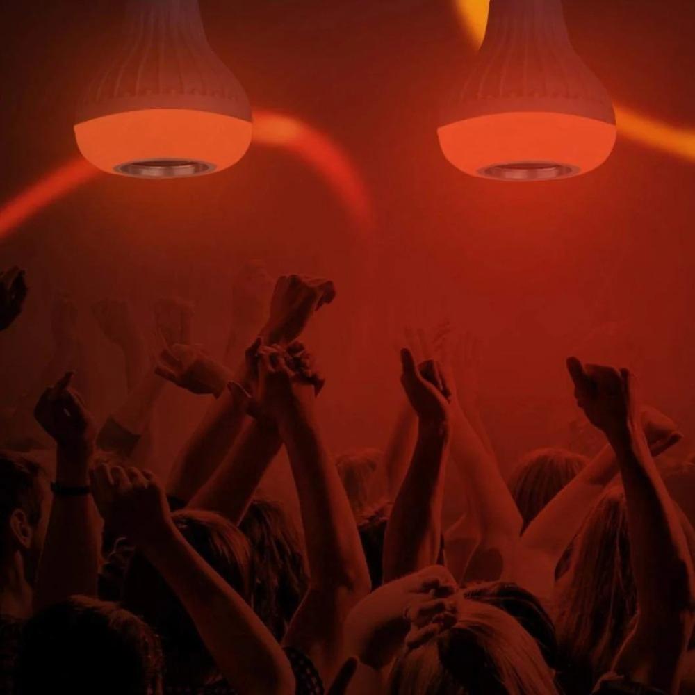 Homlly LED Bluetooth Music Disco Light Bulb with remote (E27 Bulb)