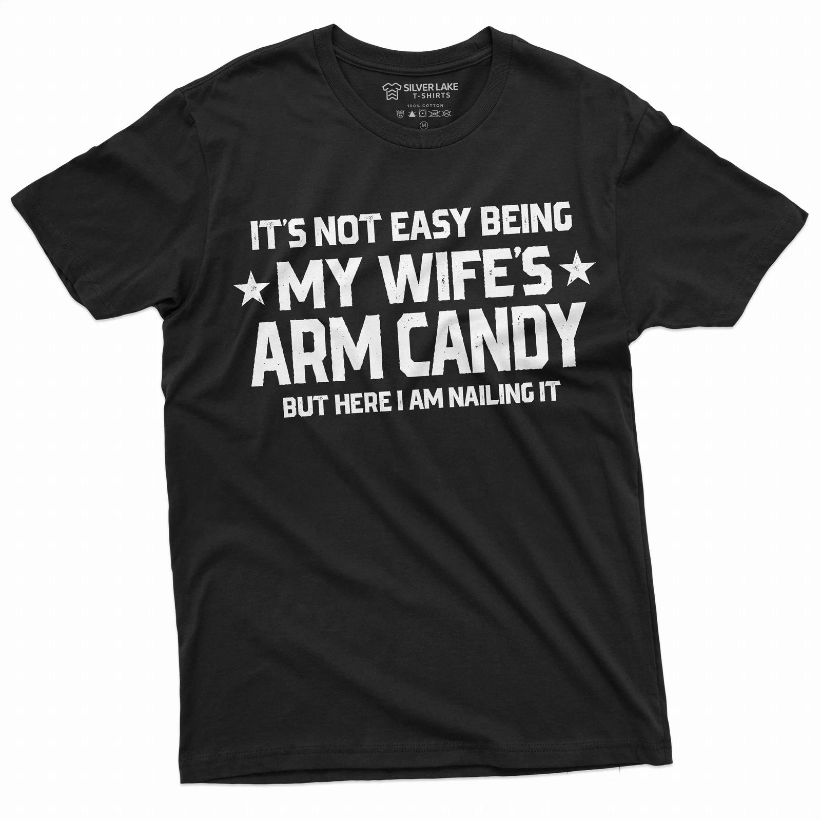 Mens Funny Wife s Army Candy T-shirt Anniversary Gift dad husband Gift Funny Tee XS