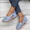 Women's Summer Flat Round Toe Sandals 2022 New Retro Button Sandals Comfy Mary Jane Comfortable Shoes for Women Plus Size 43