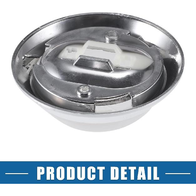 Car Round Dome Light Base Lens Lamp Cover Car Interior Light Lens for Chevy Camaro 1970-1981 Plastic Clear