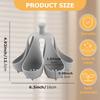 Silicone Egg Boiler Rack Freestanding Egg Boiler Eggs Cooker Hard Boiled Eggs Boilers Eg G Molds for Cooking Holds 6 Eg G Poached (COLOR:grey)