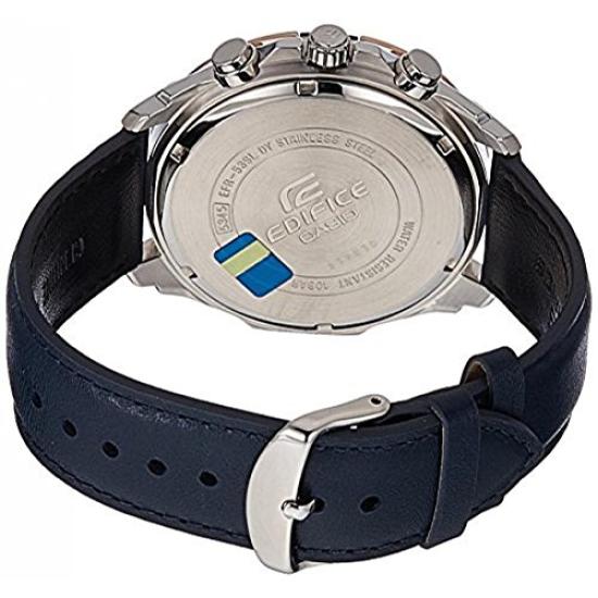 Edifice EDIFICE 100m Water Resistant Chronograph Genuine Leather Strap Watch [Casio] EFR-539L-7C Men's [Used]