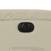 Electric Recliner Chair Cream Synthetic Leather