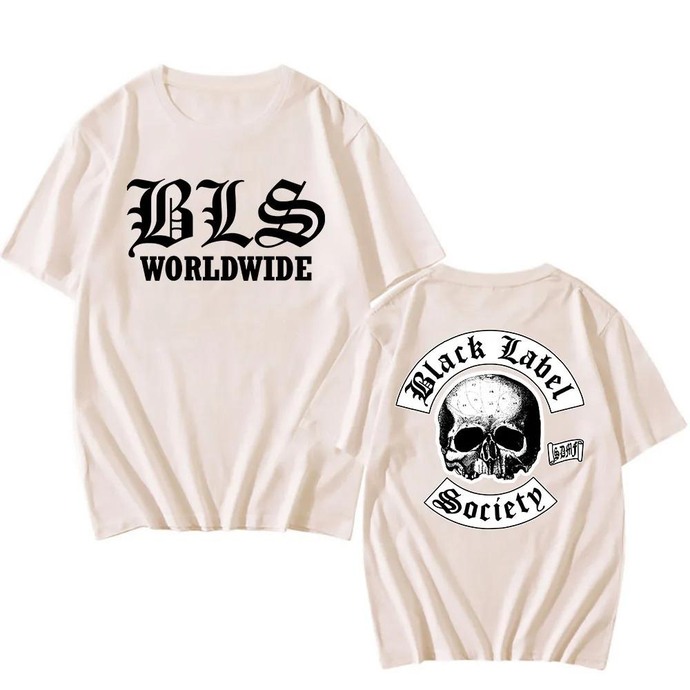 Black Label Society BLS Worldwide TShirt Zakk Wylde Heavy Metal Street Hip Hop Unisex Comfortable Women And Men Tshirts