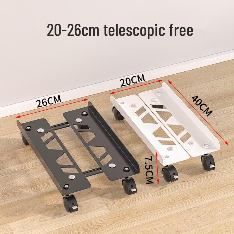 Mobile Desktop PC Tower Stand with Brakes