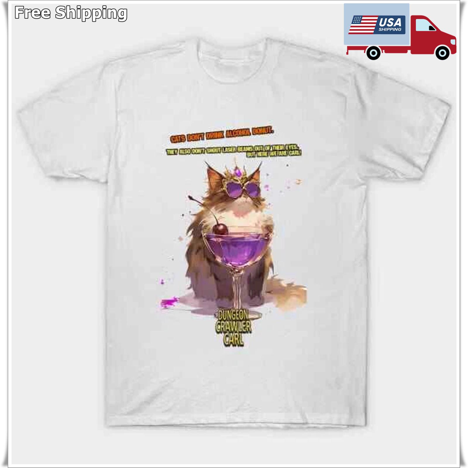 Dungeon Crawler Carl - Donut and the Dirty Shirley T-Shirt S-5XL Fast Shipping XXXL