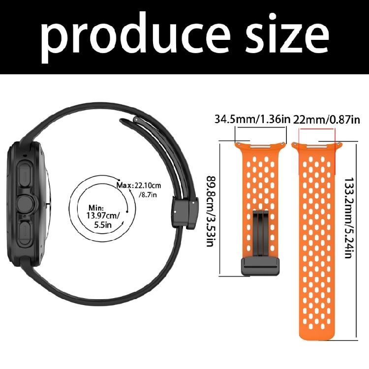 Magnetic Buckle Bands For Watch 47mm Replacement Wristbands Colourful Silicones Bracelets Quick Release