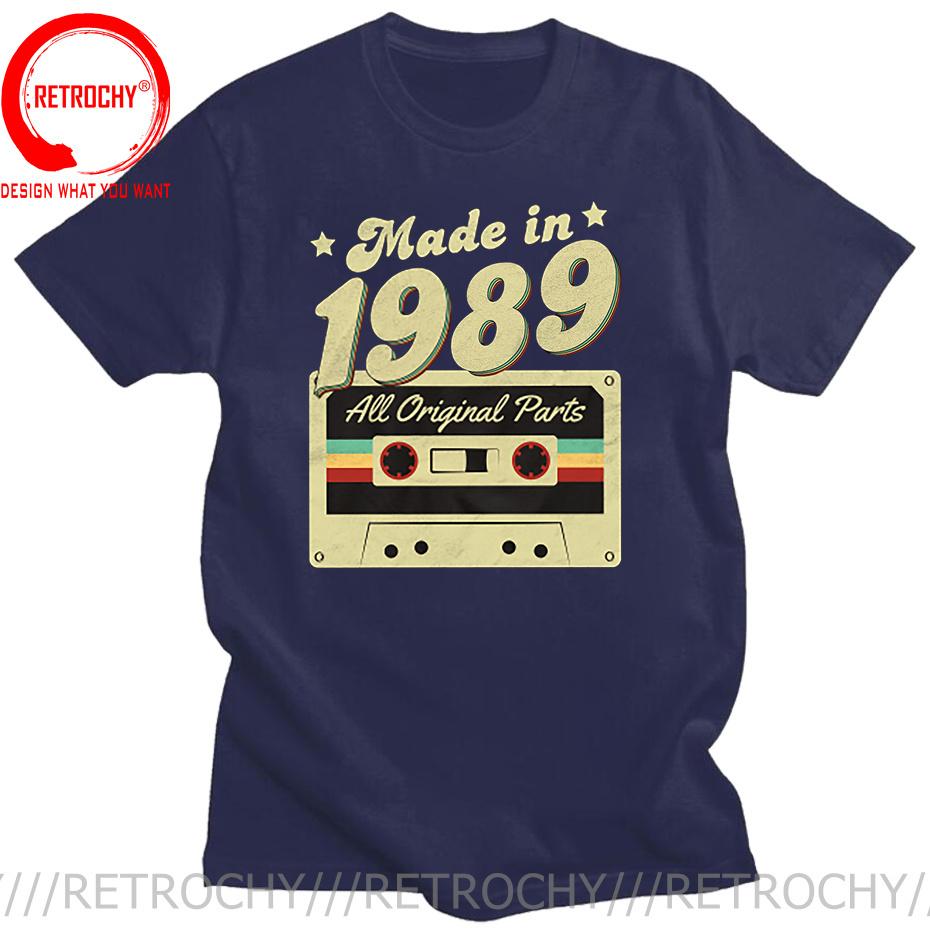 Vintage Limited Edition Best Of 1989 Cassette T Shirt Original Made In 1989 Tshirt Birthday Gifts Retro Born in 1989 Tee Shirt