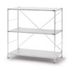 Stainless Steel Unit Steel Shelf 86cm X 41cm X 83cm Wall Bookshelf Shelf/Stainless Set, Wide, Small, (W) (D) (H), 83267032, Shelf,