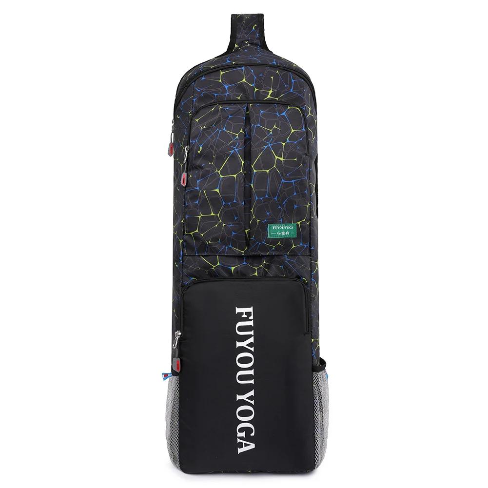 Full-Zip Yoga Mat Carrier Bag with Zipper Pocket/Mesh Pocket/Handle Portable Yoga Handbag for Yoga Pilates/Workout/Dancing/Gym