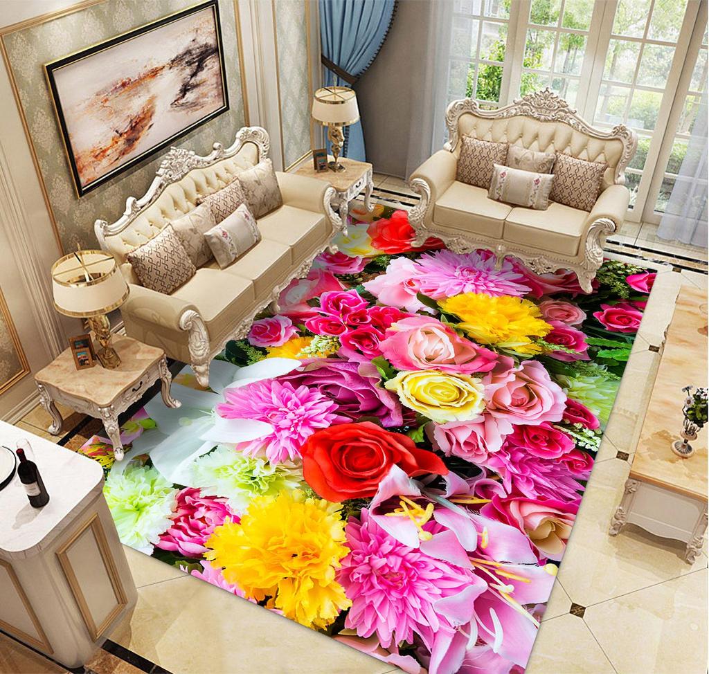 Light Luxury Carpet Kitchen Corridor Bathroom Non-slip Mat