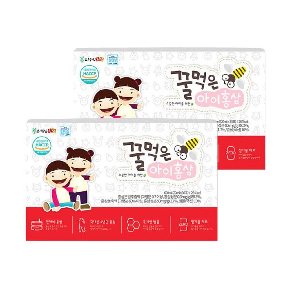 Children's Whole Red Ginseng Honey-infused Red Ginseng 20ml x 30 packets 30 pcs