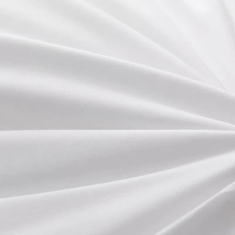 Hotel-Grade Hypoallergenic Fiber Pillow Core Soft Cotton Cover Memory Foam Alternative Neck Support