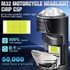 1Pc H6 BA20D LED H4 Led P15D Moto Motorcycle Headlight HD Len Bulb CSP 20000LM DRL Spotlight Hi/Lo Beam Lamp Fog Light 6500K White Motos Accessories