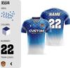 Custom Sublimation Polyester Cheap Soccer Player Shirt Oem Jacquard Training Football T-Shirt Breathable Sportswear X5563