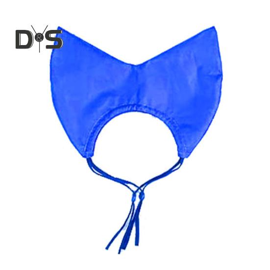 

Шапочка для душа для кошек, регулируемая водонепроницаемая шапочка для купания с крышкой для ушей, защитная шапочка для купания и дождя для кошек синий