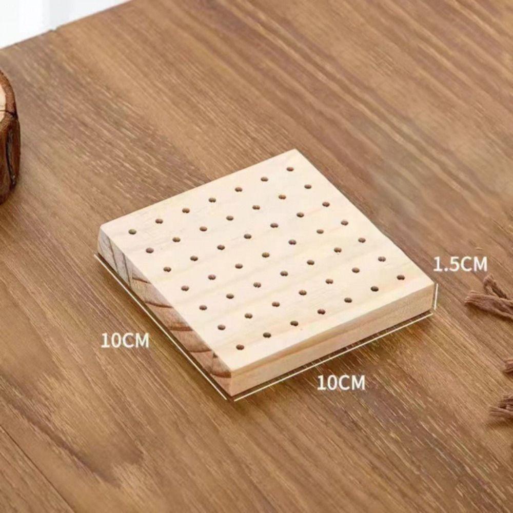 Wooden Crochet Blocking Boards DIY Knitting Board Pottery Clay Base Plug Board  Needlework