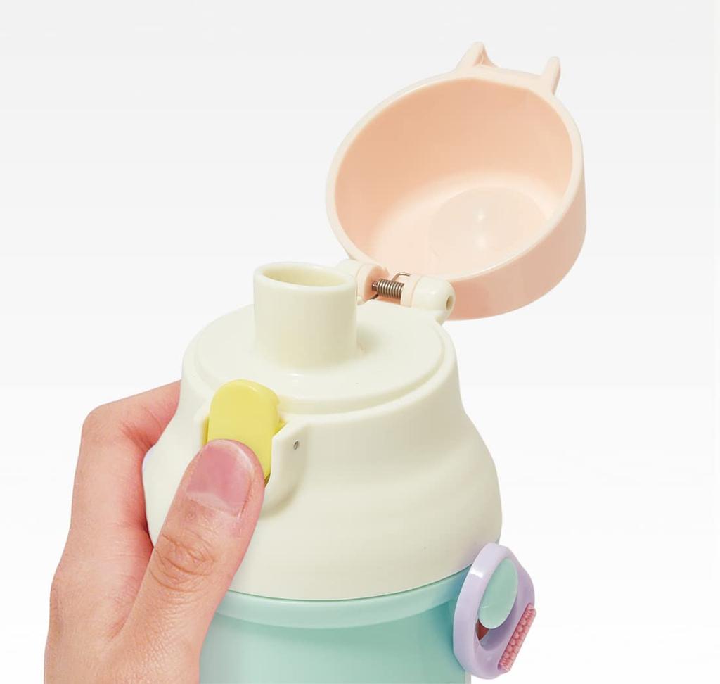 Skater Water Bottle Snoopy Pop Color 480ml Antibacterial Plastic Made in Japan Children's PSB5SANAG-A