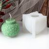 Christmas Bell Ball Silicone Candle Mold Snowflake Elk Shapes Festive Molds DIY Christmas Handmade Candles, Home Desktop Decor