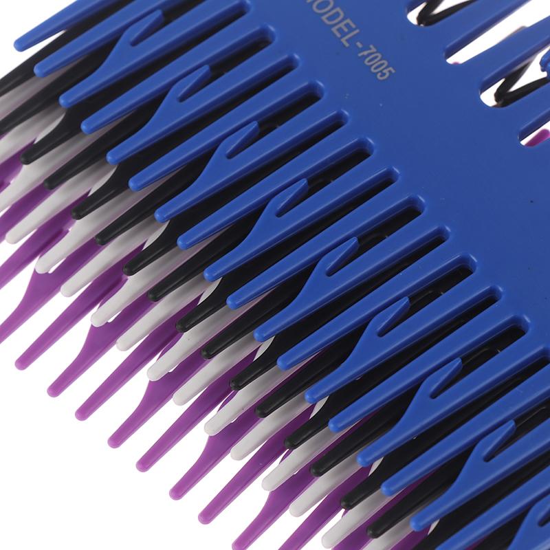 Fishbone Art Highlighting Comb Three-Sided Pointed Tooth Hair Dye Brush Comb