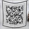 Spring And Autumn Premium Silk Silk Scarf Women'S Camellia Temperament Elegant Thin Scarf Shawl Scarf