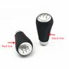 Universal New 5 Speed Leather Black&Red Stitche Manual Car Gear Stick Shift Knob Shifter