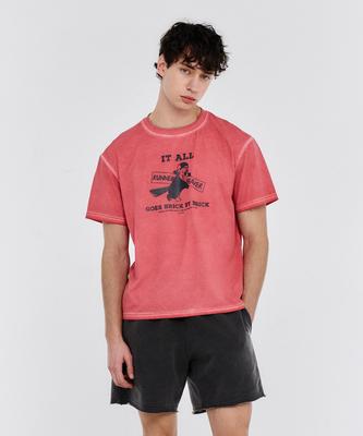 Peullaeniteu Quick Dry B.B.B T-Shirt Red