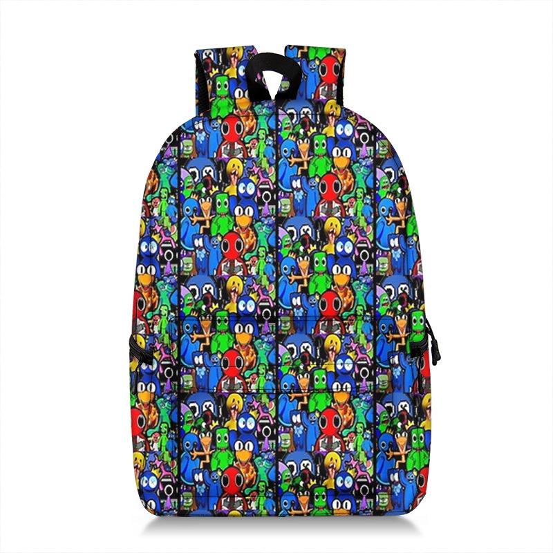 Roblox Rainbow Friends Backpack Lightweight Durable Adjustable Straps