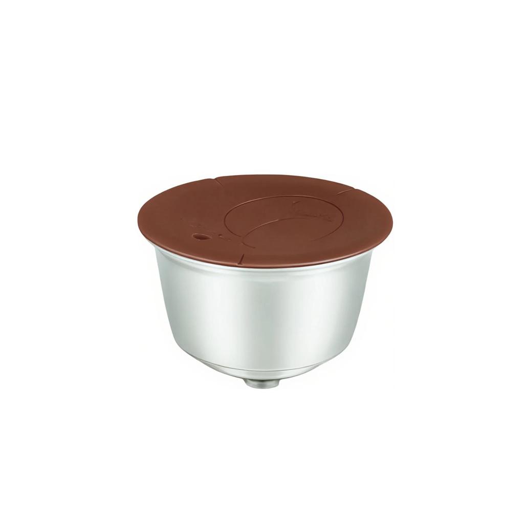 Dual-Use Stainless Steel Coffee Capsule for Nespresso DOLCEGUSTO: Compatible with Coffee and Milk Foam