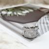 Women's Micro-Inlaid Zircon Diamond Open Adjustable Thick Chain Ring