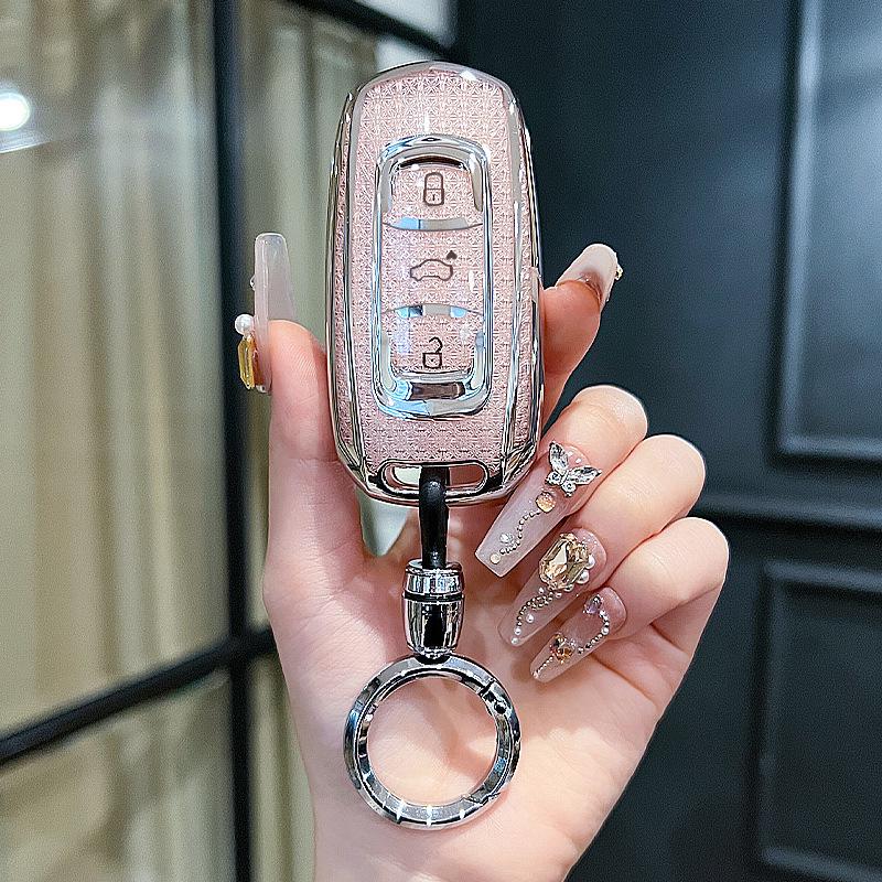 Geely Car Key Case for Binyue, Boyue, Emgrand GL, Binrui, Borui, Xingrui, Xingyue - Girl's Buckle Shell