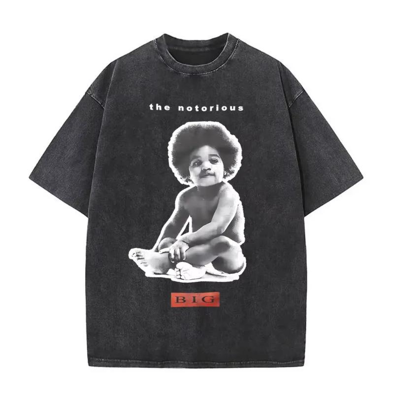 The Notorious Big Je To Všechno Byl Sen Grafické Vintage Vybledlé Tričko Hip Hop Rapper Biggie Smalls Trička Unisex Nadměrné Tričko