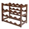 4 Tier Wine Rack Bamboo Storage Rack Wine Bottle Holder Wine Shelf for Home Kitchen