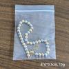 European Fashion 18K Three-Color Stainless Steel Adjustable Beaded Bracelet