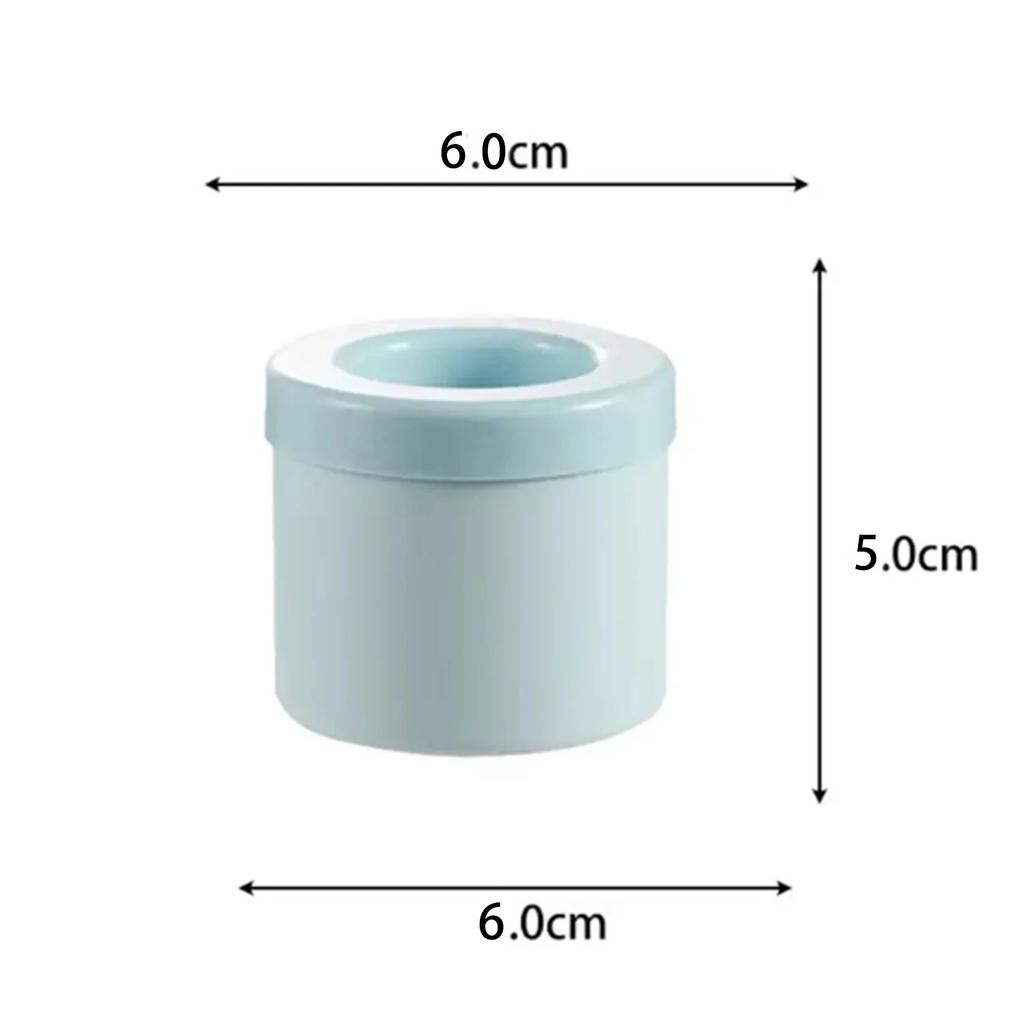 Food grade silicone cylindrical ice tray ice making mold for household kneading, ice storage box, ice cup, quick freezing (small