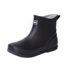 Modne buty przeciwdeszczowe damskie krótkie kalosze okrągły nosek wykwintne dziewczęce wszechstronne buty outdoorowe do brodzenia deszczowy dzień antypoślizgowe buty do wody buty gumowe