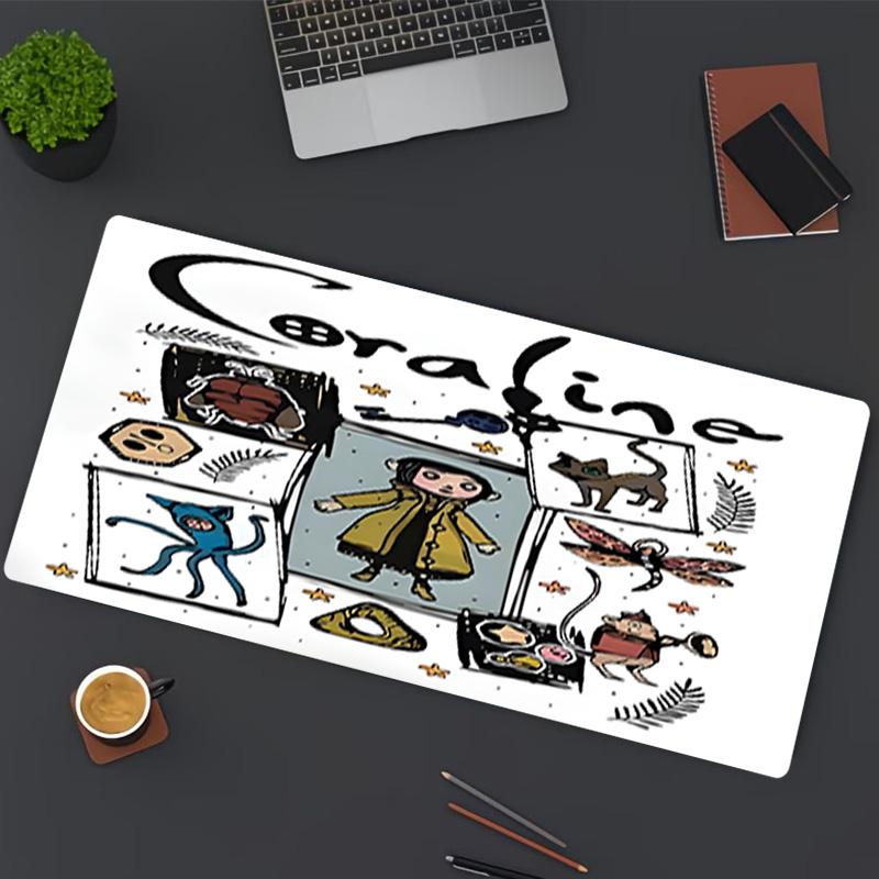 Coraline Print Mouse Pad, for Keyboard Pad Laptop PC Mat for Office Home Use, Desk Decor, Perfect Birthday Gift for Gamers