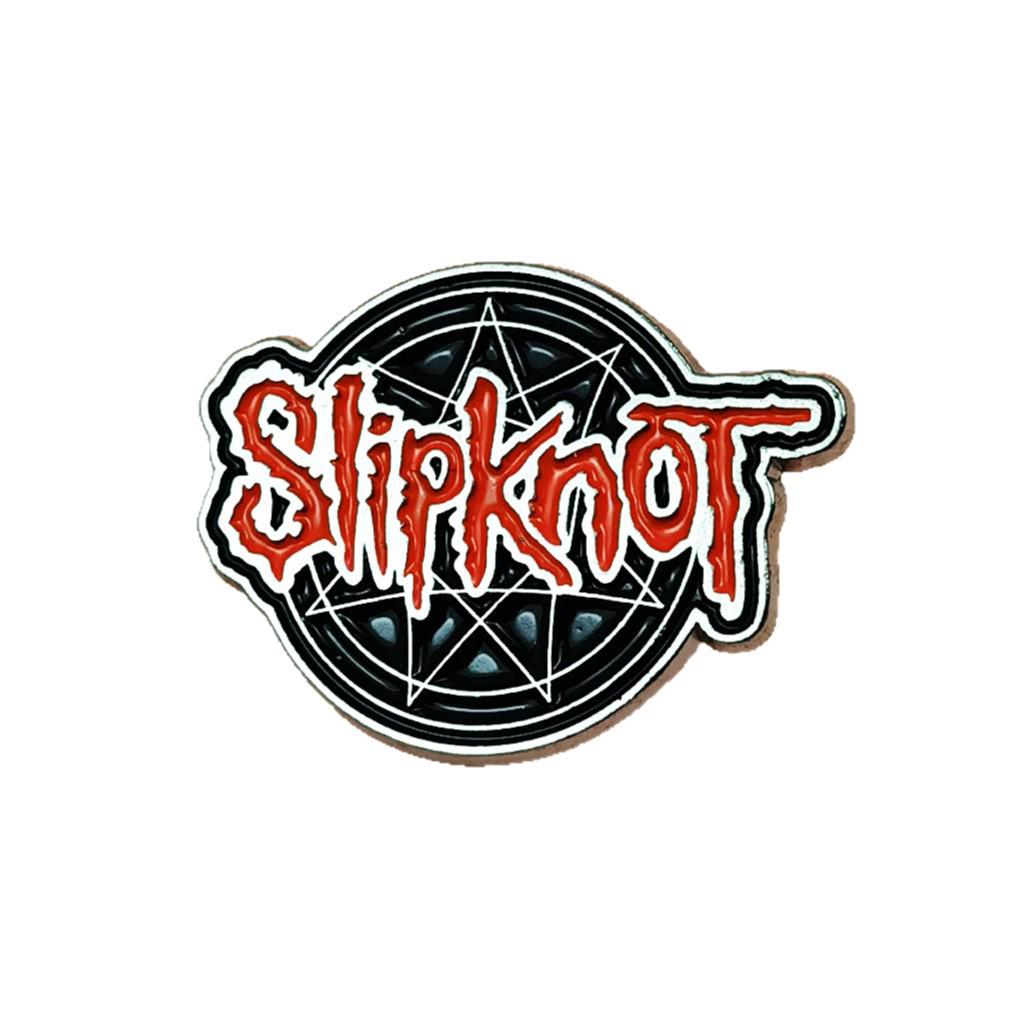 Heavy Metal Music Brooch: English Letter Badge for Clothing & Backpacks